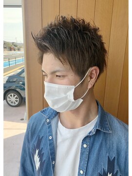 シャメル(Chamel) 爽やかアップバングショート【アッシュベージュ】