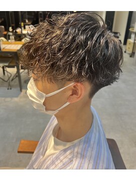 リコ ヘアアンドリラクゼーション 名駅店(LICO HAIR&RELAXATION) 波巻きスパイラルパーマヘア 名古屋駅/名駅/メンズ