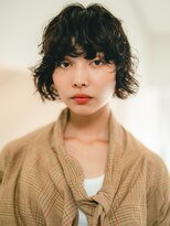 ベンジー 薬院大通店(benji)&nbsp;無造作ニュアンスパーマ×レイヤーBOB