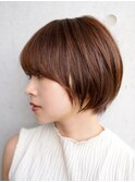 【La fith】チョコレートブラウン×丸みショート