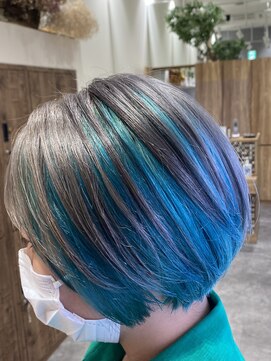 リミックス 南国店(remix) シアンカラー