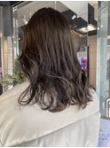 ブリーチなし◎ワンカラーでオリーブベージュ【戸田雅子】