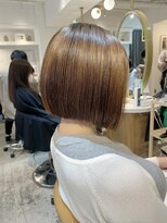 ロンド シャルム 吉祥寺(Lond charme)&nbsp;春ショコラアッシュベージュヘルシーボブぱつっと縮毛矯正