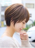 20代30代40代◎小顔ショートボブチョコレートカラー新宿代々木