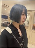 ミニボブ ブルーシルバー
