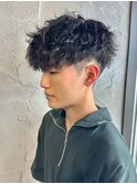 ツイストスパイラルパーマメンズパーマメンズマッシュ高崎パーマ