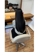 キヌ(kinu)&nbsp;黒髪ストレート