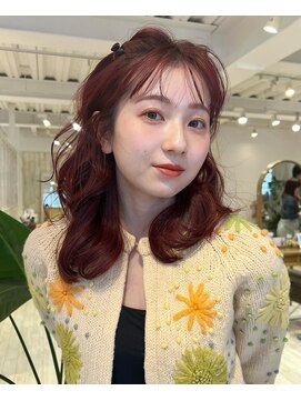 リコバイアフロート(riko by afloat) 暖色カラー/レッドブラウン/レイヤーカット