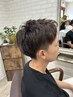 【メンズ限定】ブリーチなしダブルカラー+カット＋クイックスパ