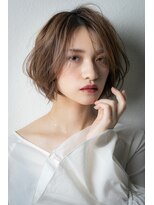カバーヘアアンドスパ ブリス 浦和(COVER HAIR&SPA bliss)&nbsp;ショコラブラウン小顔補正カットひし形ショートv浦和20代30代