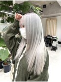★ホワイトシルバーカラー★