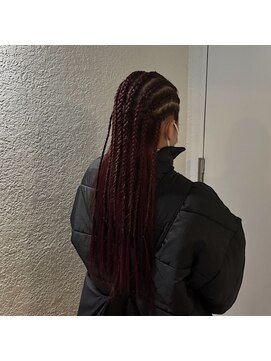 ケリーズグリーン(Kelly's Green) コーンロウ