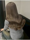 13352黒髪くびれヘア髪質改善レイヤーカット韓国風巻きワンホン