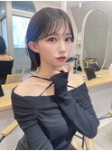 【韓国風レイヤーボブ】