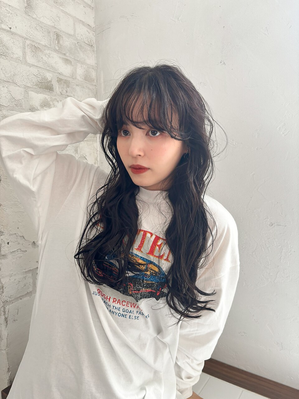 2025年夏】パーマ 黒髪 ロングの髪型・ヘアアレンジ｜人気順