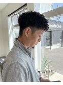 メンズ 短髪 ツイストスパイラル パーマ