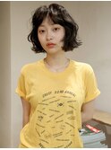 無造作レイヤーボブパーマ