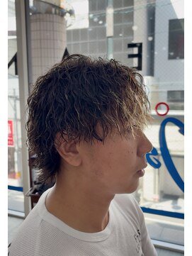 オーシャントーキョー 大阪(OCEAN TOKYO) 波巻きパーマメンズツイストスパイラルパーマツーブロック