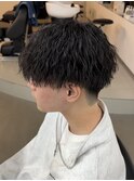 メンズマッシュ　ツイストスパイラルパーマ