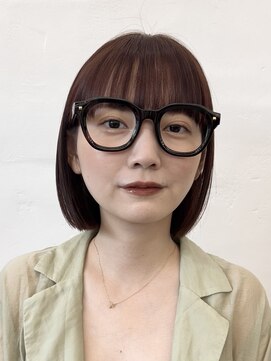 ガーデントウキョウ(GARDEN Tokyo) 暖色カラー/丸みボブ/ワイドバング