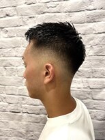 グレイスフル バーバープラチナム 六本木店(Graceful Barber platinum)&nbsp;スキンフェードアップバングショート