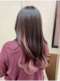 【インナーカラー×ホワイトピンク】池袋美容室