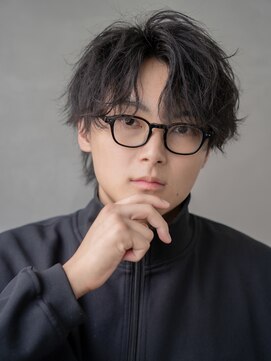 エイトメン 博多店(EIGHT MEN) メンズ/センターパート/シャドウパーマ/博多駅