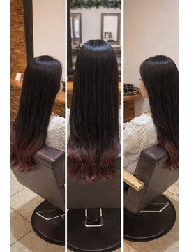 リコ ヘアーメイク 湘南台店(Lico hair make) 毛先カラーが映えるロングヘア