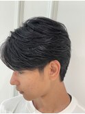 毛流れセンターパート