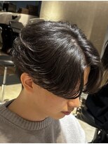 ボンドストーリールミエール(Bond Story lumiere) ニュアンスパーマカルマパーマ毛流れパーマ毛流れセンターパート