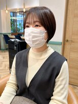 ロンドイディールバンダイ 新潟万代(Lond ideal) 髪質改善ダークブラウンショート
