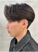メンズセンターパート/ニュアンスパーマ/フェザーパーマ