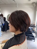 オリ 仙台(Oli)&nbsp;ダークパープル/ナチュラルショート/夏のヘアアレンジ/仙台