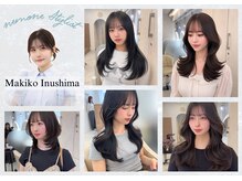 ◇犬島麻姫子[@i.mamaki］◇上品大人っぽ韓国風ヘアを叶える♪『レイヤーカット/ミディアムくびれヘア』