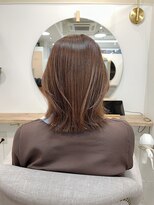 シア 北千住店(SHEER)&nbsp;【上品】ベージュ×くびれミディアムストレート/SHEER北千住店