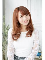 ミルコ 東川口店(milco)&nbsp;繊細な毛束で顔を包み込むキュートロングヘア［東川口］