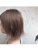ことりベージュ×外ハネボブ