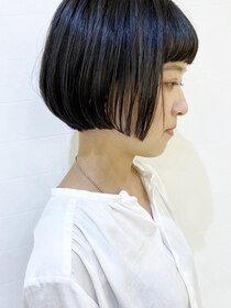 モリオ フロム ロンドン 成増店 【morio成増／ムラマツ】小顔スリークショート　インナーカラー