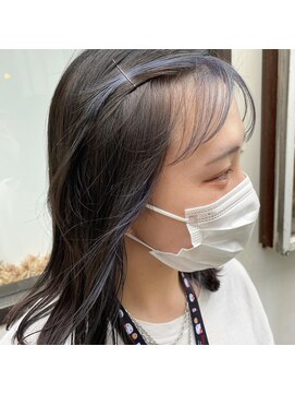 キー(kii) アイスブルー インナーカラー 福岡 天神 今泉 薬院