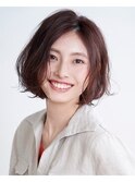 20代30代40代大人かわいい小顔ひし形ナチュラルストレート