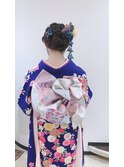 大人っぽさUP！美シルエットのシニヨン♪