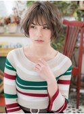 ショコラアッシュ小顔外国人風ふわふわボブc4大宮20代30代40代