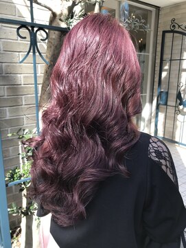 プルメリアドット(Plumeria.) Cherry × pink