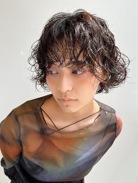 ピークアブー 銀座並木通り(PEEK-A-BOO) 【デザインパーマ】マッシュレイヤーボブ×ニュアンスパーマ