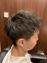 ヒロギンザ 田町店(HIRO GINZA)&nbsp;束感アップバング／床屋