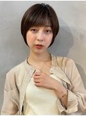 【nely】大人可愛い20代30代40代丸みショートボブ