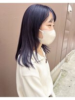 フレーム なんば店(FRAME)&nbsp;◎色落ちまで綺麗な暗めのラベンダーカラー