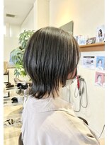 クリーム(CREAM) ウルフボブ　外国人風カラー　サイドバング
