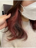濃いめもかわいい！イヤリングカラー×ピンク