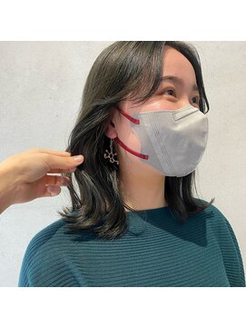 ミント(mint) 【 ブリーチなしのダブルカラーで濃いめのオリーブ!】